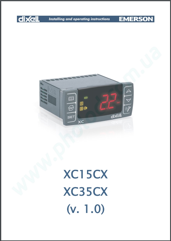 Инструкция по установке и эксплуатации контроллера Dixell XC35CX